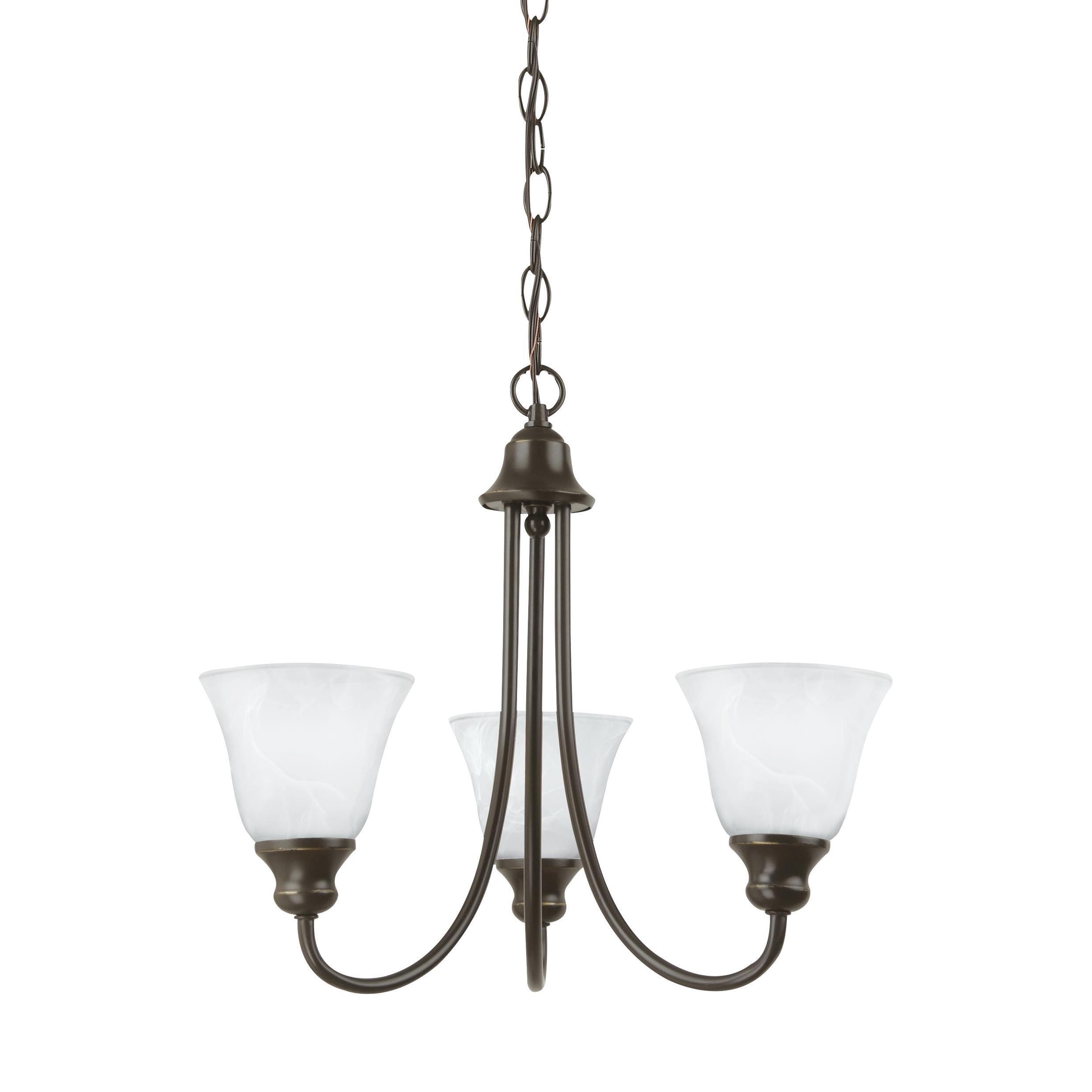 Sea Gull Windgate 3 Light Heirloom Bronze Chandelier (Three Light Chandelier) - Chandeliers For Bedrooms by Overstock.com