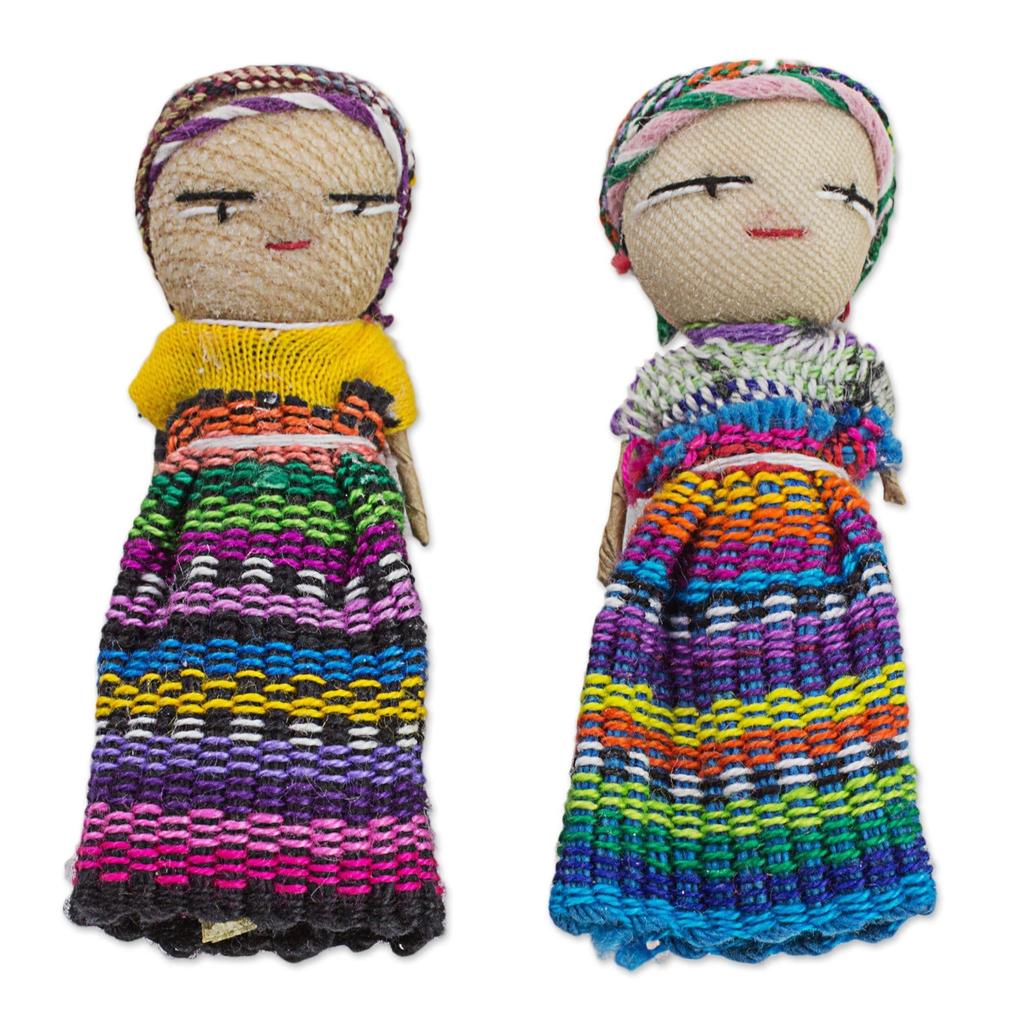 Worry Dolls - 2 inch- Set of 12, si0038-Girl