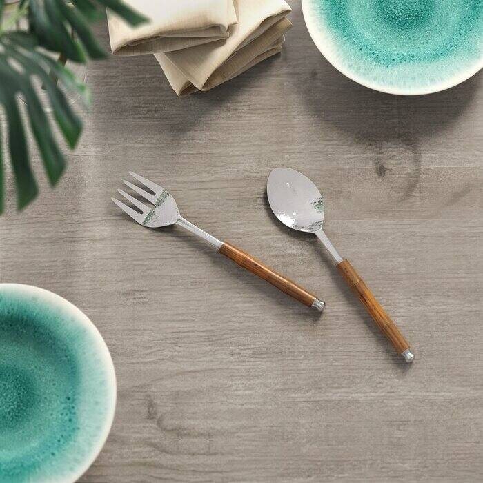 Flanagan Bamboo Serving Utensils (Set of 2)