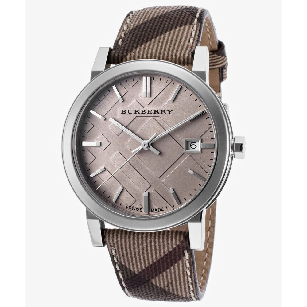 burberry leather watch