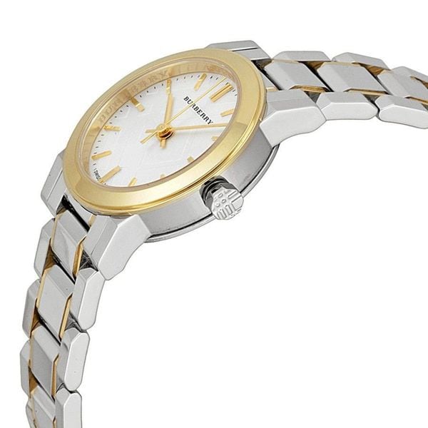 burberry two tone women's watch