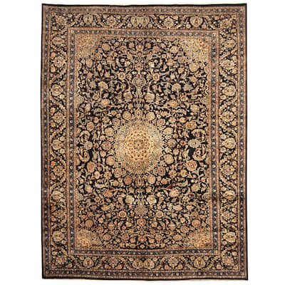Herat Oriental Persian Hand-knotted Tribal Kashmar Wool Rug (9'6 x 13') - 9'6 x 13'