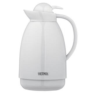Thermos  White  Plastic  Carafe