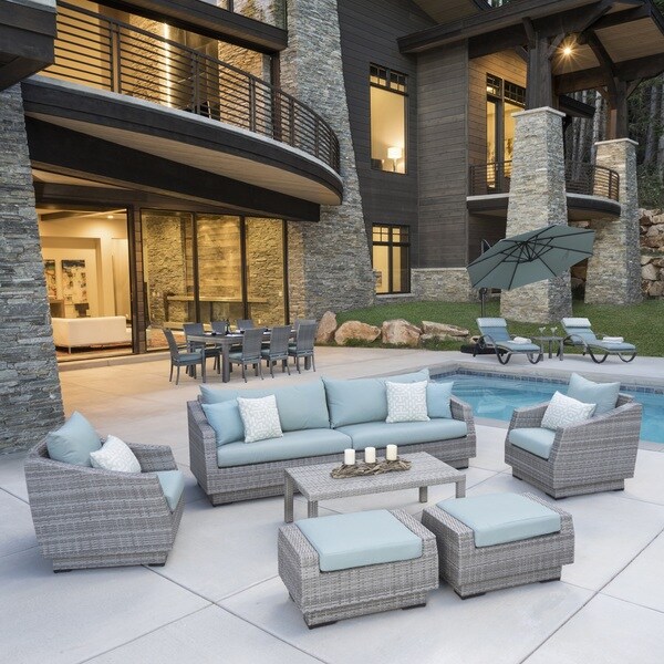 Cannes 20pc Estate Set in Spa Blue by RST Brands