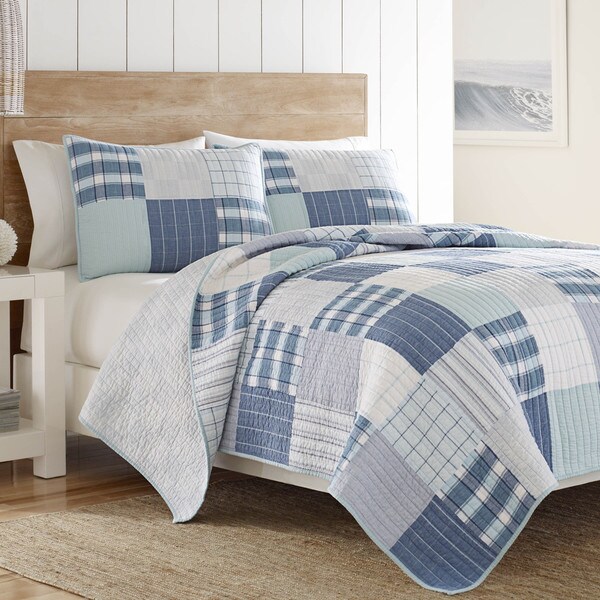 Nautica Aldrin Patchwork Cotton Reversible Quilt