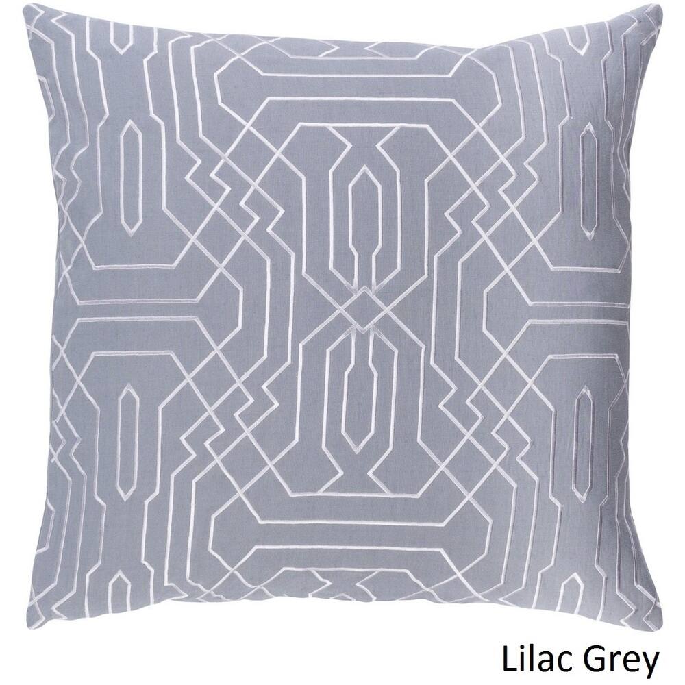 Decorative Stone 22-inch Feather Down or Poly Filled Throw Pillow