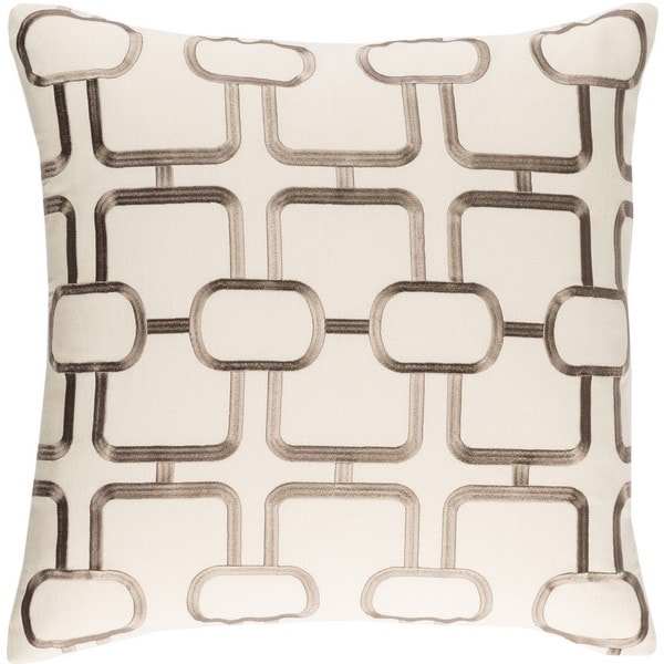 Decorative Stains 22-inch Feather Down or Poly Filled Throw Pillow
