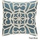 preview thumbnail 2 of 1, Decorative Soham 22-inch Feather Down or Poly Filled Throw Pillow