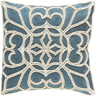 Decorative Soham 22-inch Feather Down or Poly Filled Throw Pillow