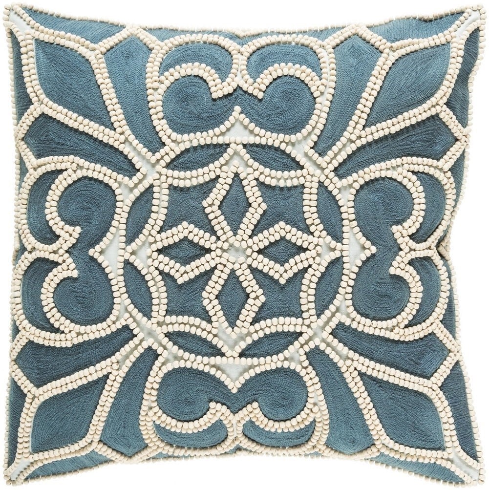 Decorative Soham 22-inch Feather Down or Poly Filled Throw Pillow