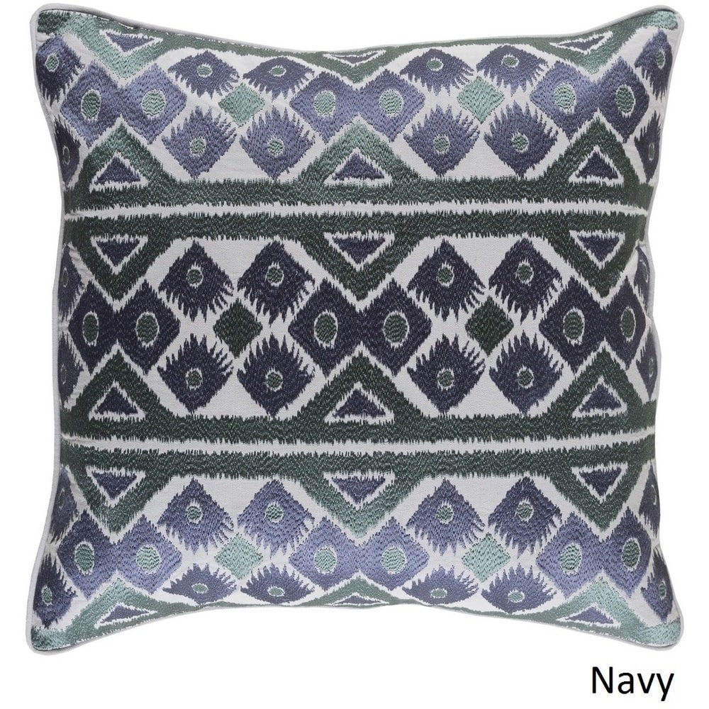 Decorative Sigatoka 22-inch Feather Down or Poly Filled Throw Pillow