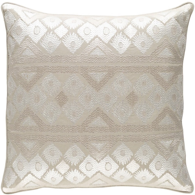 Decorative Sigatoka 22-inch Feather Down or Poly Filled Throw Pillow