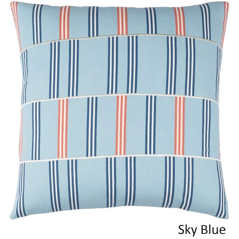 Decorative Vitrolles 20-inch Feather Down or Poly Filled Throw Pillow