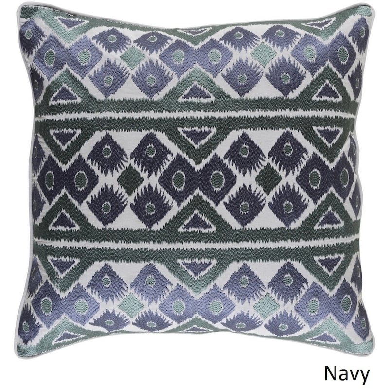 Decorative Sigatoka 20-inch Feather Down or Poly Filled Throw Pillow