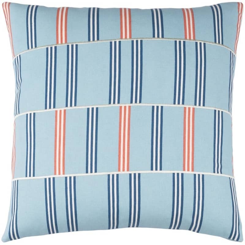 Decorative Vitrolles 18-inch Feather Down or Poly Filled Throw Pillow