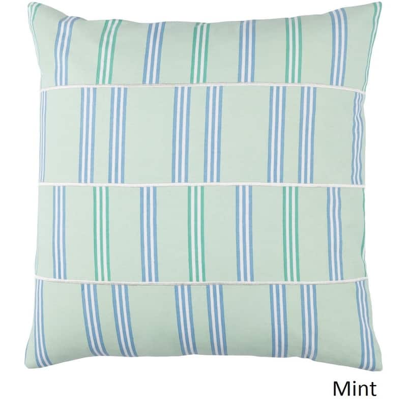 Decorative Vitrolles 18-inch Feather Down or Poly Filled Throw Pillow
