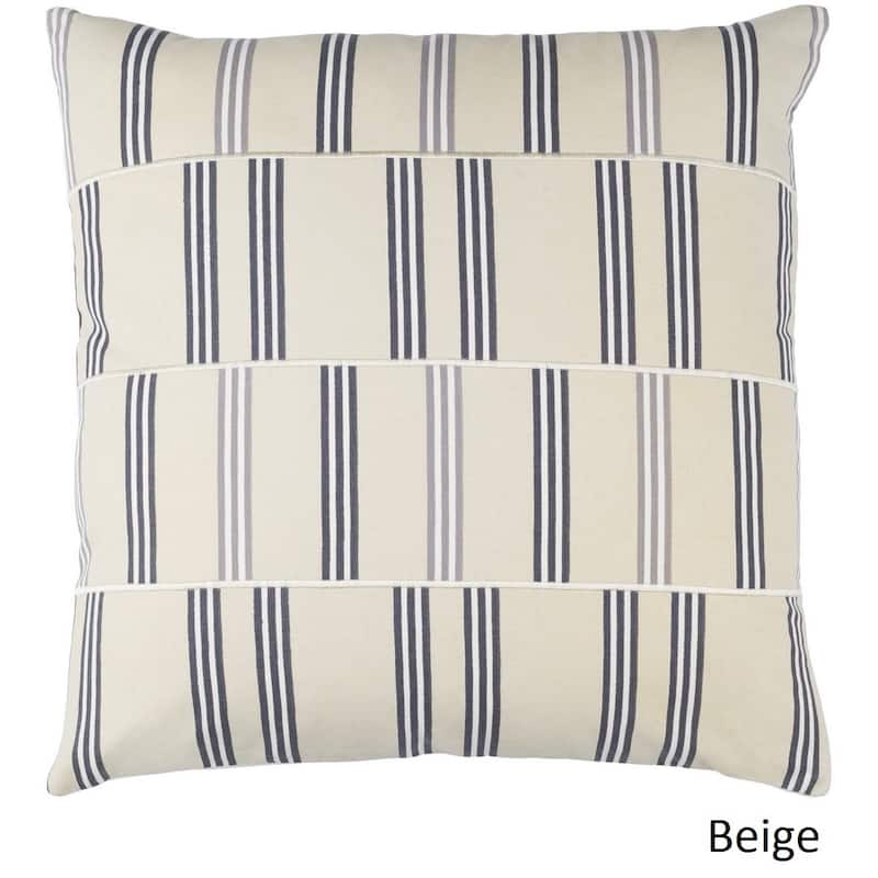 Decorative Vitrolles 18-inch Feather Down or Poly Filled Throw Pillow