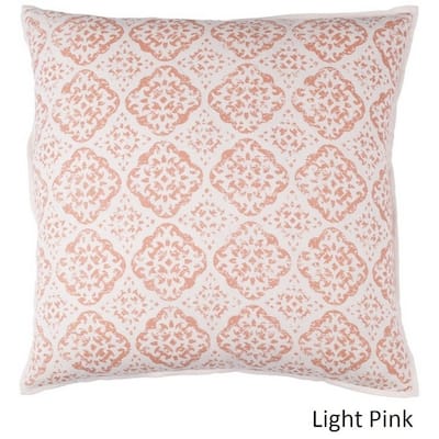 Decorative Villeurbanne 18-inch Feather Down or Poly Filled Throw Pillow
