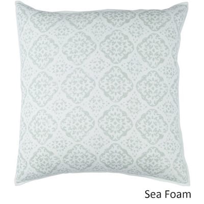 Decorative Villeurbanne 18-inch Feather Down or Poly Filled Throw Pillow