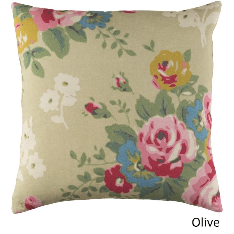 Decorative Ventura 18-inch Feather Down or Poly Filled Throw Pillow