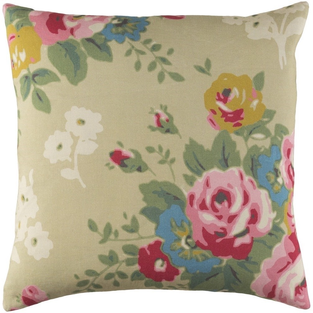Decorative Ventura 18-inch Feather Down or Poly Filled Throw Pillow
