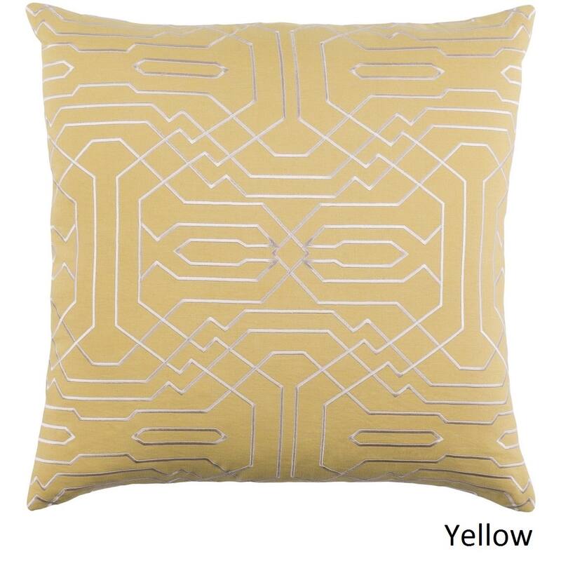 Decorative Stone 18-inch Feather Down or Poly Filled Throw Pillow