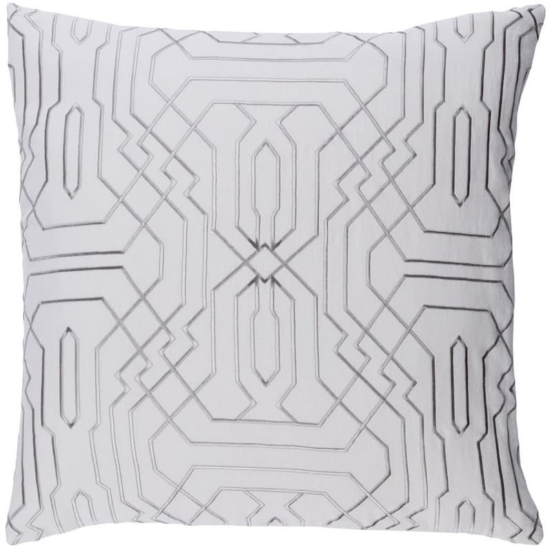 Decorative Stone 18-inch Feather Down or Poly Filled Throw Pillow