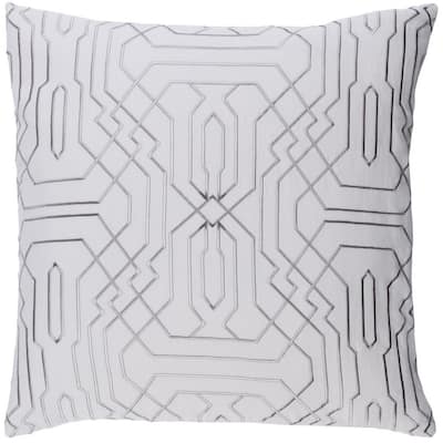 Decorative Stone 18-inch Feather Down or Poly Filled Throw Pillow