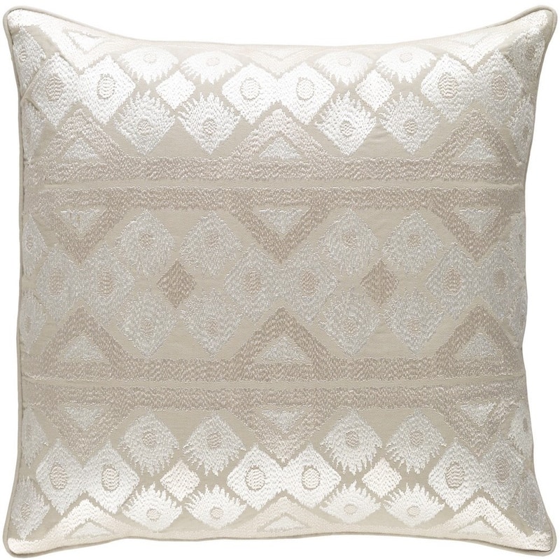 Decorative Sigatoka 18-inch Feather Down or Poly Filled Throw Pillow