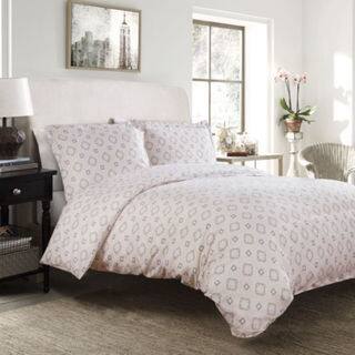 Shop Bedsure Ultra Soft Bethany Hint Of Peach Medallion Duvet