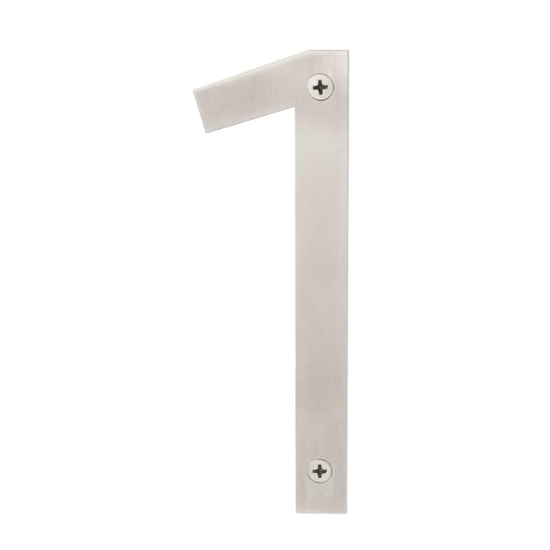 Stainless Steel House Numbers - 6"H