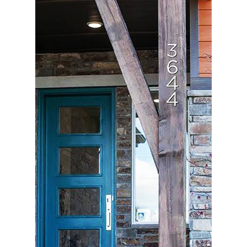 Stainless Steel House Numbers - 6"H