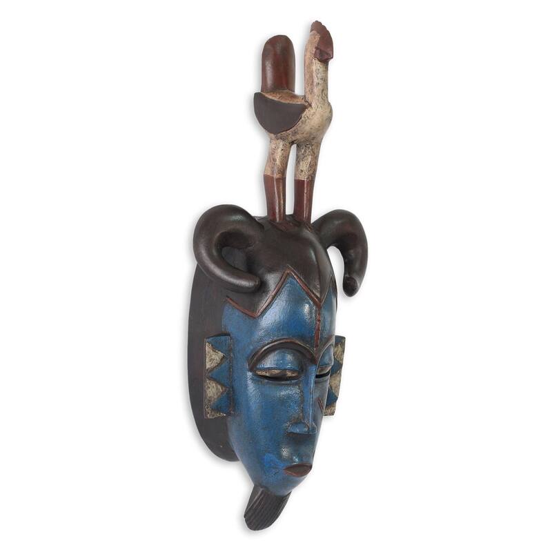 Guro Rooster African Mask (West Africa)