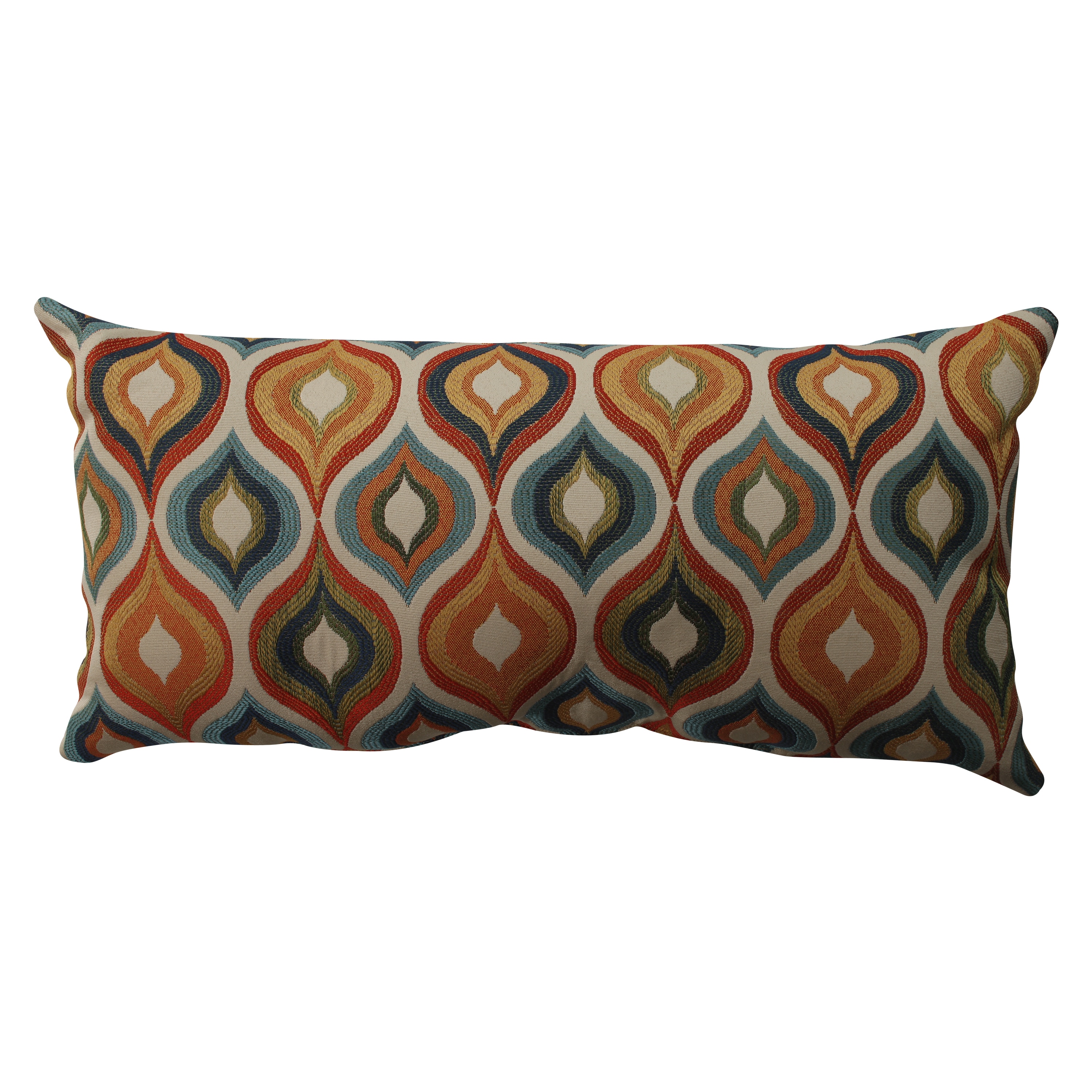 Shop Pillow Perfect Flicker Jewel Bolster Throw Pillow Free