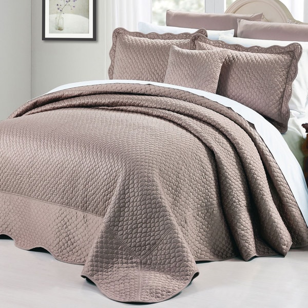 Bnf Home Oversized Matte Satin 4 Piece Bedspread Set Free Bnf Home Oversized Matte Satin 4 Piece Bedspread Set