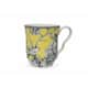 222 Fifth Adelaide 16-Piece Porcelain Dinnerware Set with Square Dishes, Yellow