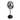 Vie Air Metal 20-inch Industrial 3 Speed Tilting Pedestal Fan in Black