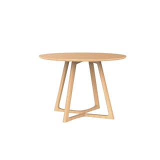 Malmo Ashtree Round Dining Table - Oak - Bed Bath & Beyond - 13164908