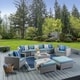 preview thumbnail 15 of 24, Santa Rosa Outdoor Wicker 9-Piece Sectional Sofa with Cushions