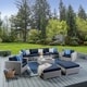 preview thumbnail 3 of 24, Santa Rosa Outdoor Wicker 9-Piece Sectional Sofa with Cushions
