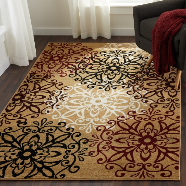 Shop Superior Elegant Leigh Area Rug (4&#39; x 6&#39;) - On Sale - Free Shipping Today - Overstock ...