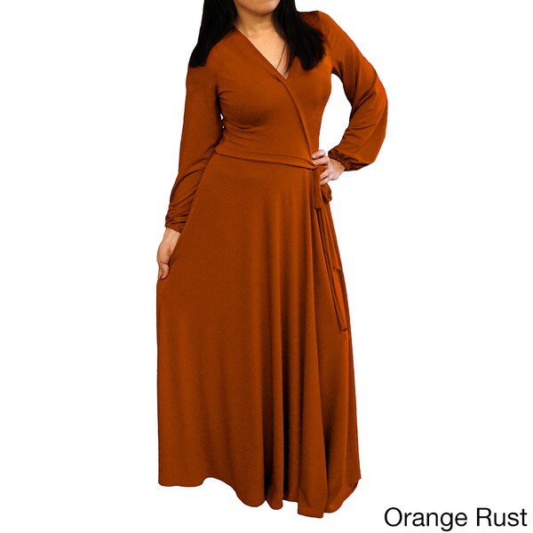 h and m long sleeve maxi dress