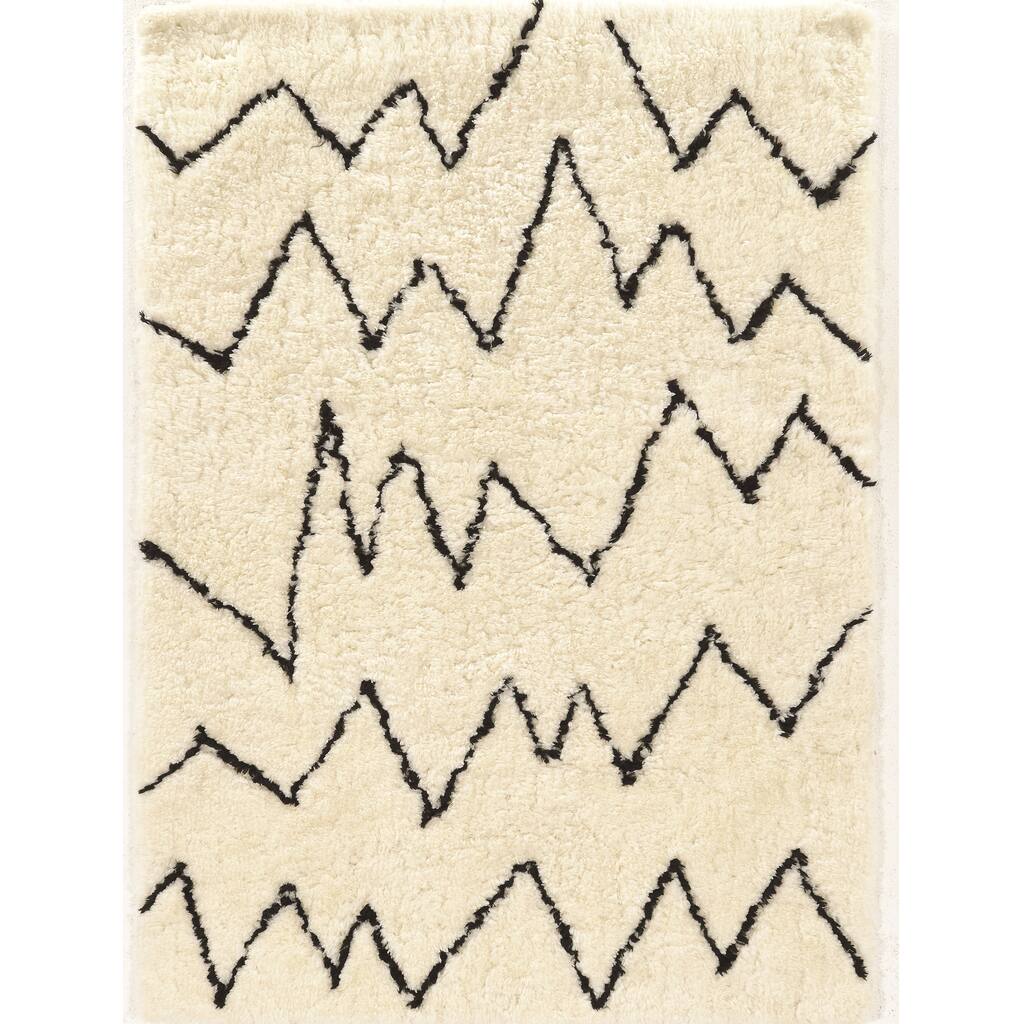 Tufted Morocco Shag Tripoli Polyester Rug