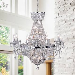 20 Lights Warehouse Of Tiffany Chandeliers Online At Zafirah 20 Light Chrome 30 Inch Crystal Chandelier