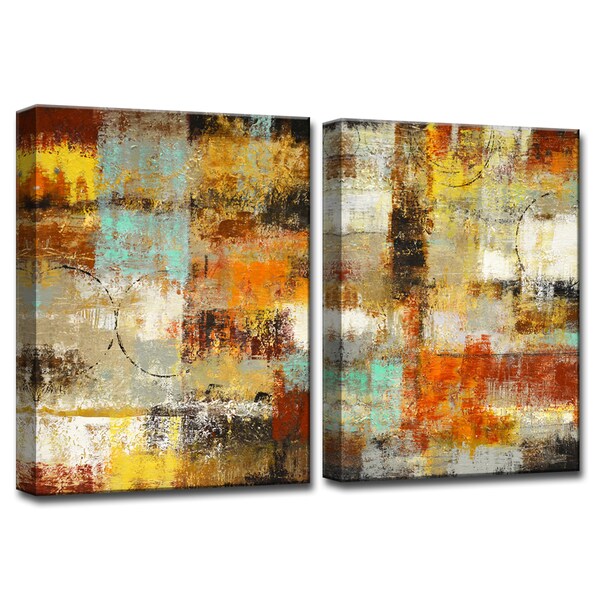 Revelation' by Norman Wyatt, Jr 2-Piece Wrapped Canvas Wall Art Set