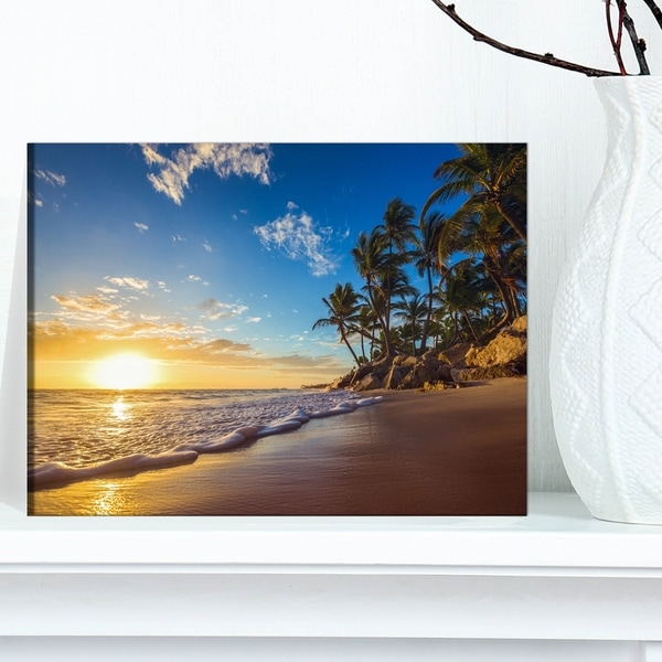 Island paradise Canvas Wall Art Picture Print