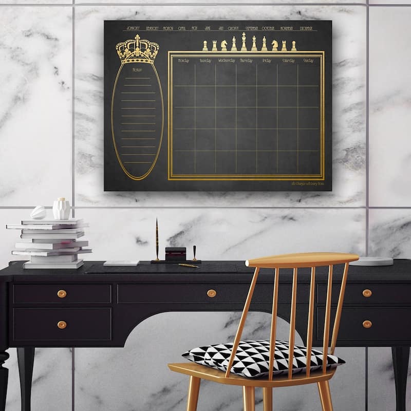 'Regal' Dry Erase Monthly Calendar on ArtPlexi