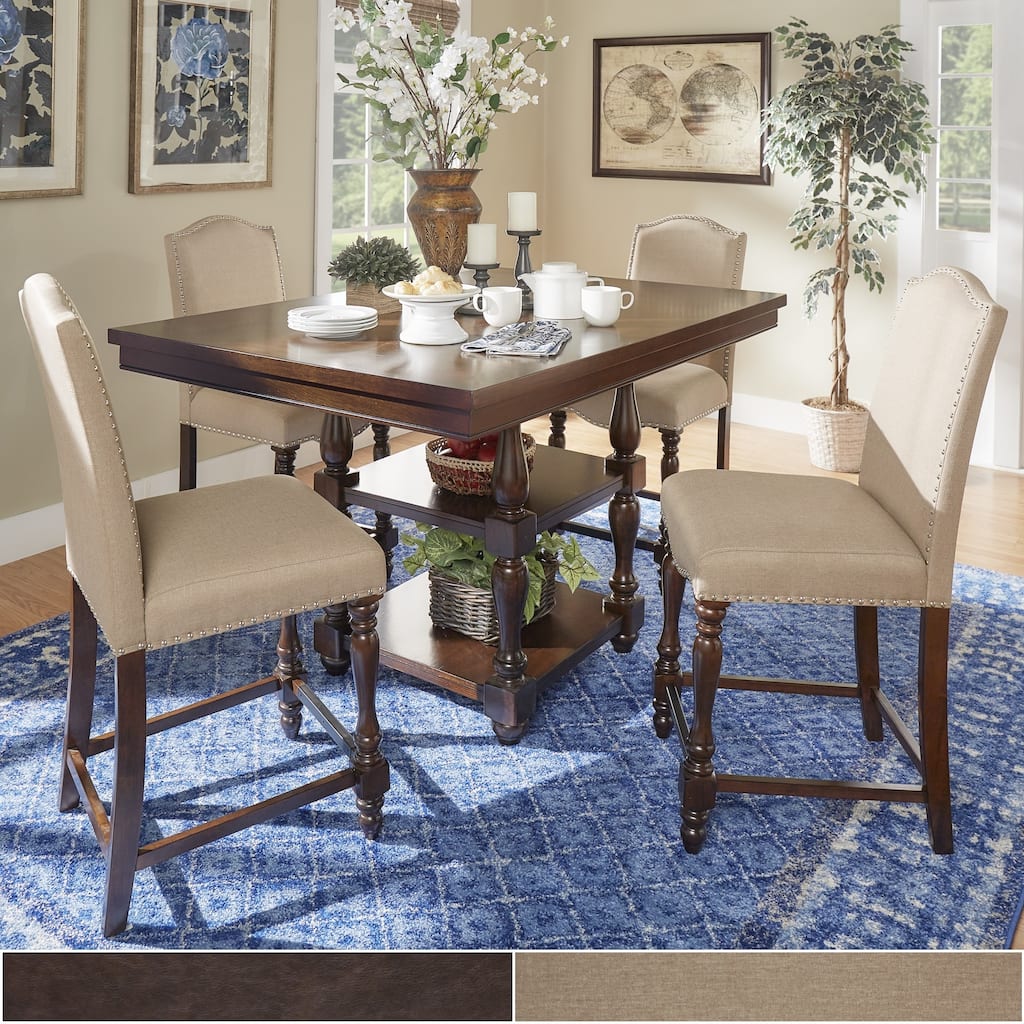 Parisian Rectangular Counter Height Dining Set by iNSPIRE Q Classic