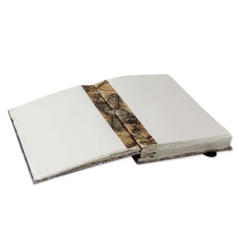 NOVICA Life's a Journey Handmade Journal (India)