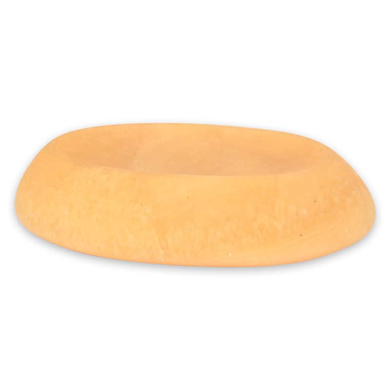 NOVICA Handmade Onyx Bubble Onyx Soap Dish (Mexico) - Yellow